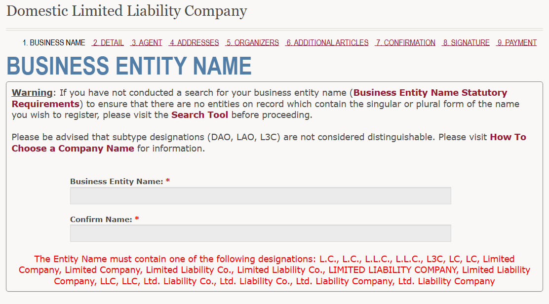 form an llc in wyoming with the secretary of state